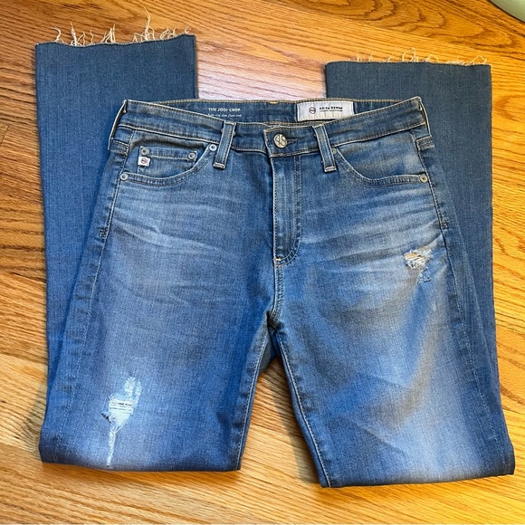 AG Adriano goldschmied the Jodi crop high rise flare size 25 - Picture 3 of 8